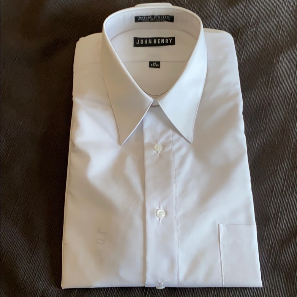 While long sleeve button down
